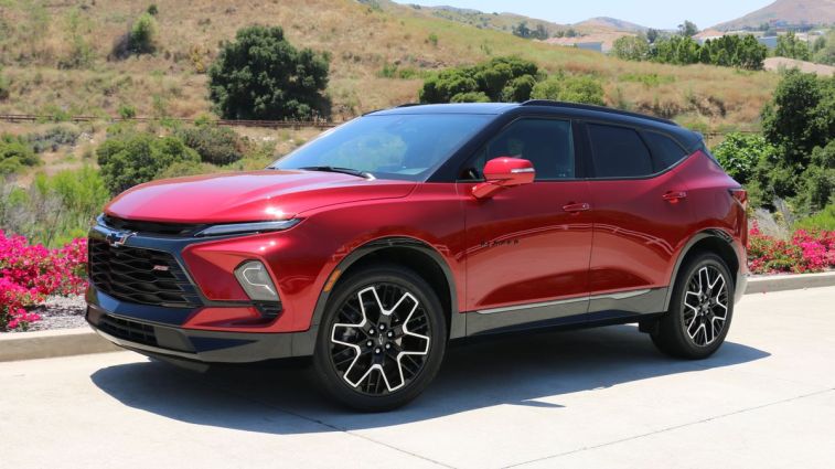 2024 Chevrolet Blazer RS in red