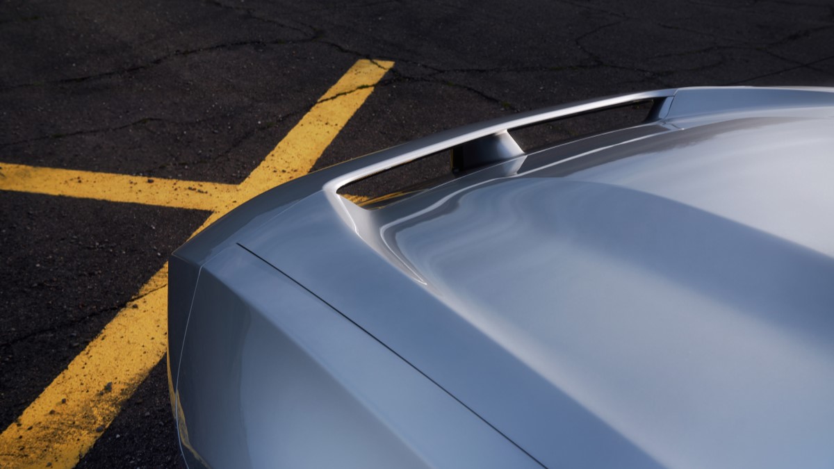 The front "R-wing" of the 2024 Dodge Charger Daytona