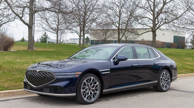 2024 Genesis G90 in Capri Blue