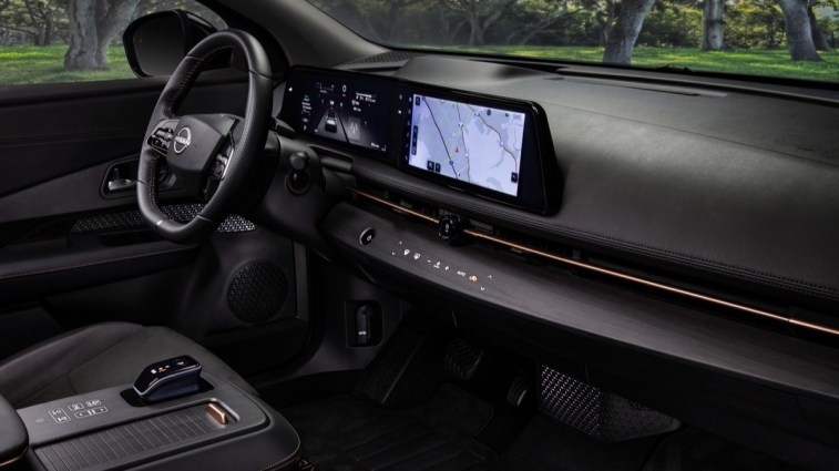 The interior of the 2024 Nissan Ariya