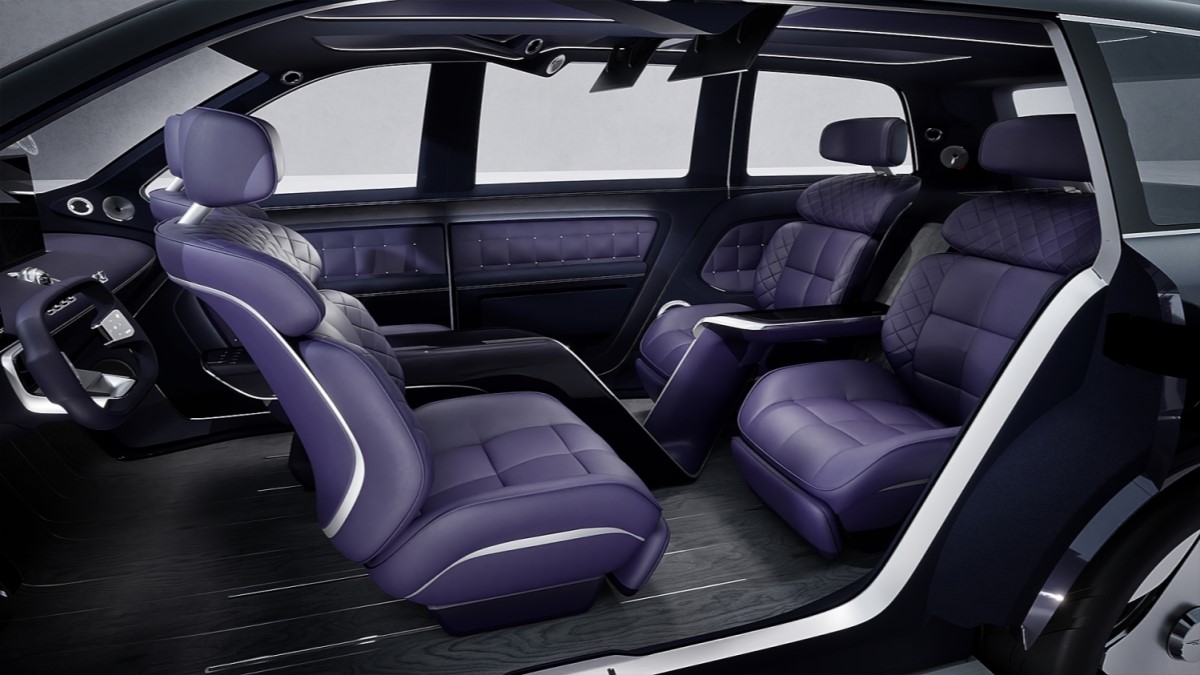 The seats of The Genesis Neolun Concept