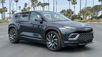 Front view of the 2023 Fisker Ocean