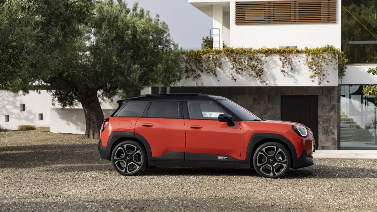 The 2025 Mini Aceman seen in profile