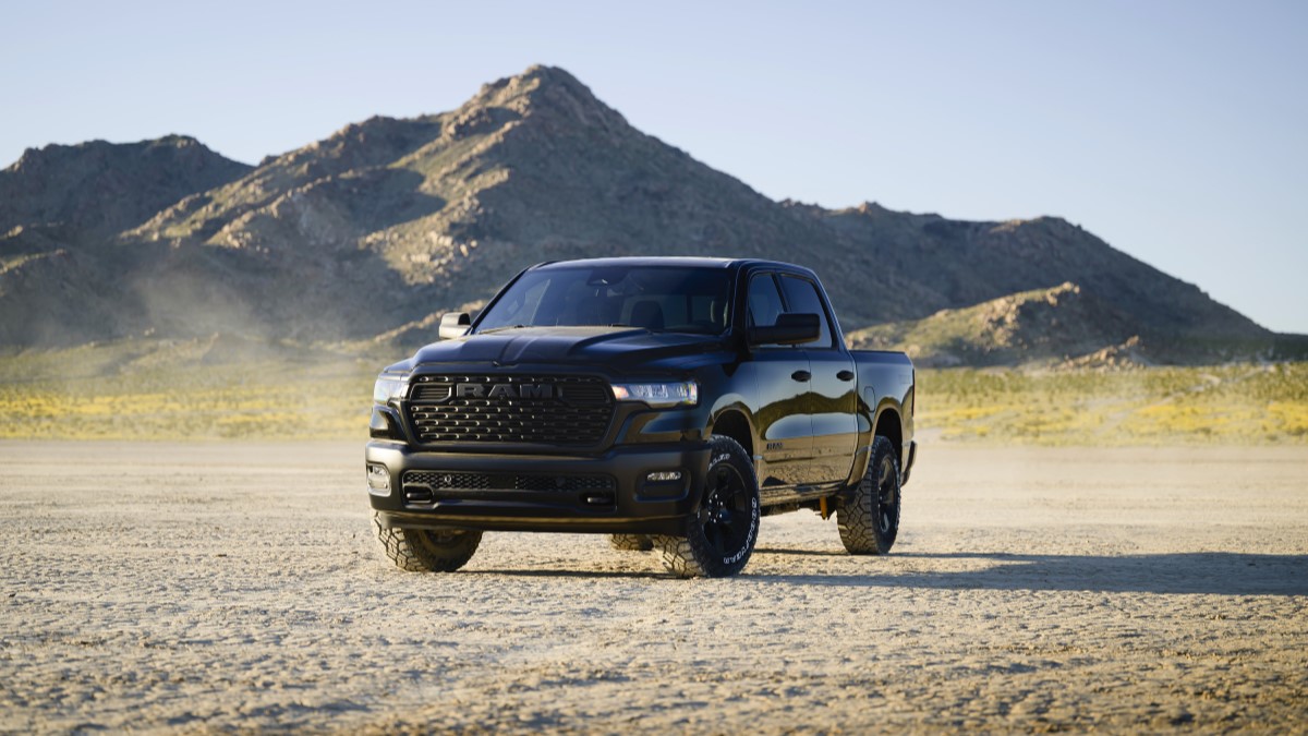 The 2025 Ram Warlock seen from a front-quarter angle