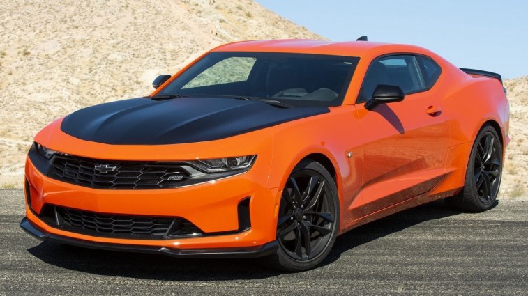 2019 Chevrolet Camaro in orange