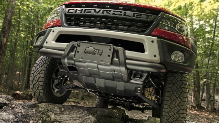 2019 Chevrolet Colorado ZR2 Bison skid plate.