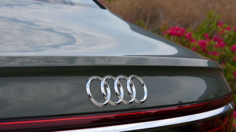 2024 Audi S8 in District Green Metallic