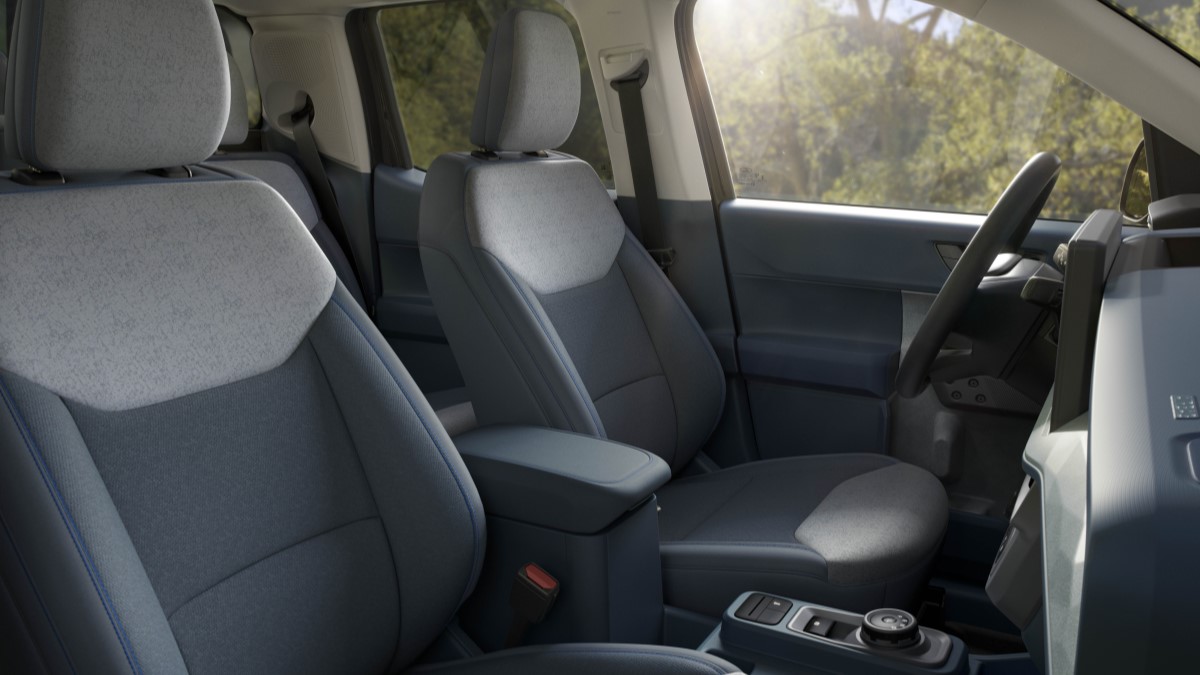 The front seats of the 2025 Ford Maverick