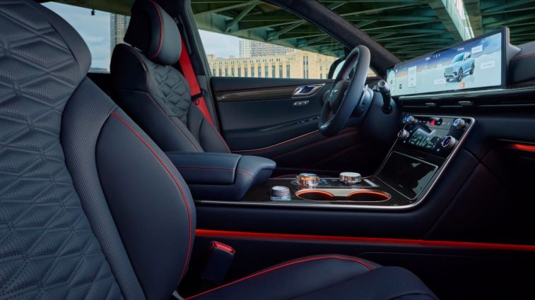 Interior of the 2025 Genesis GV80 Coupe
