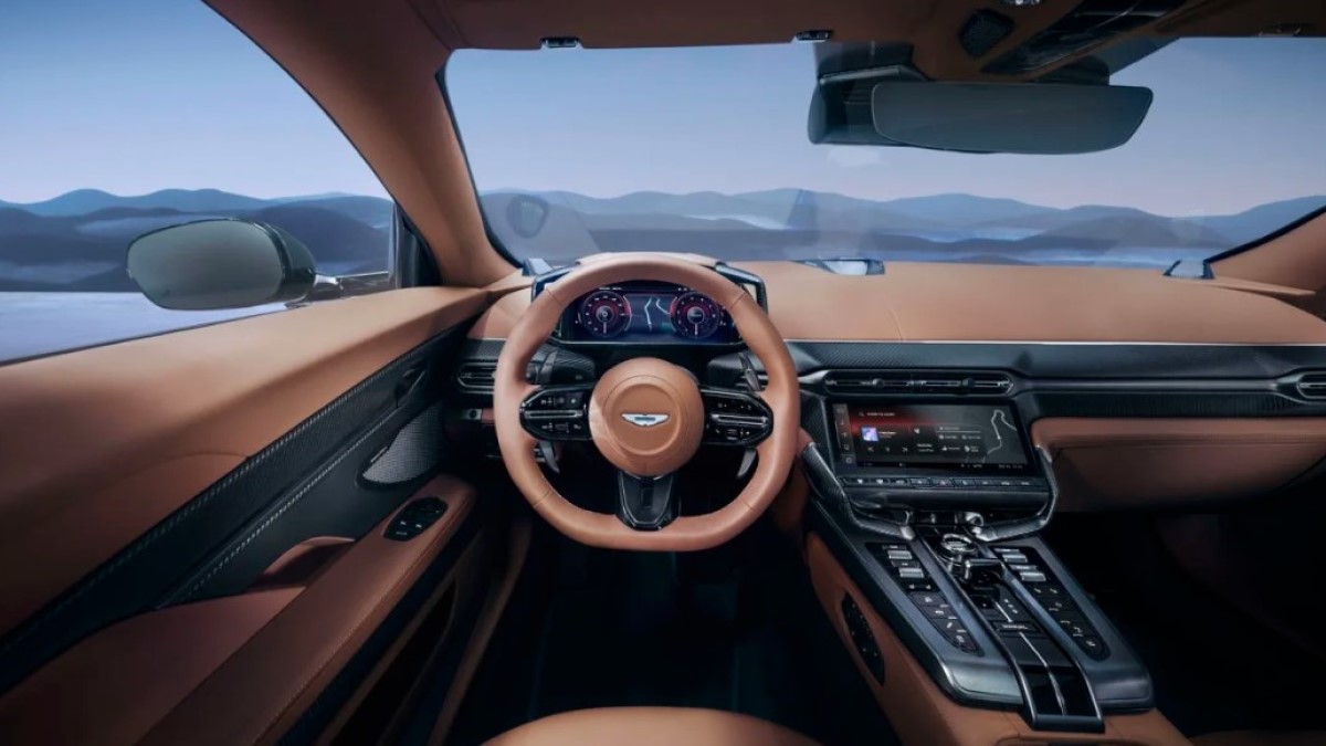 The interior of the 2025 Aston Martin Vanquish