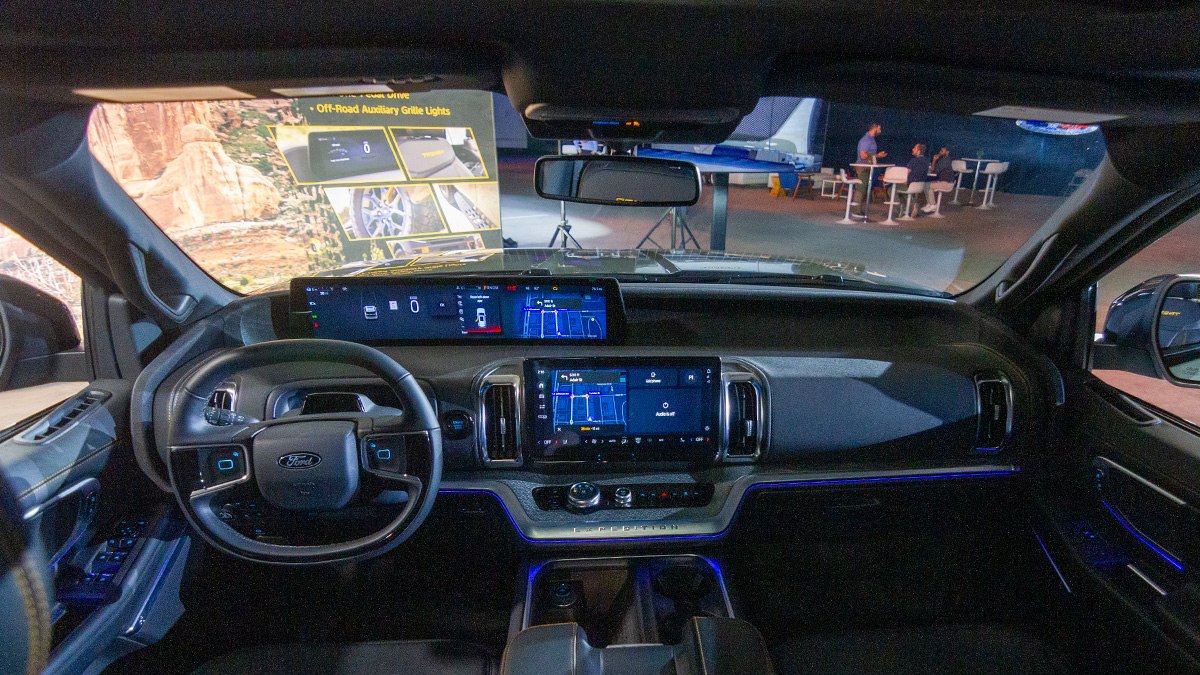 The interior of the 2025 Ford Expedition