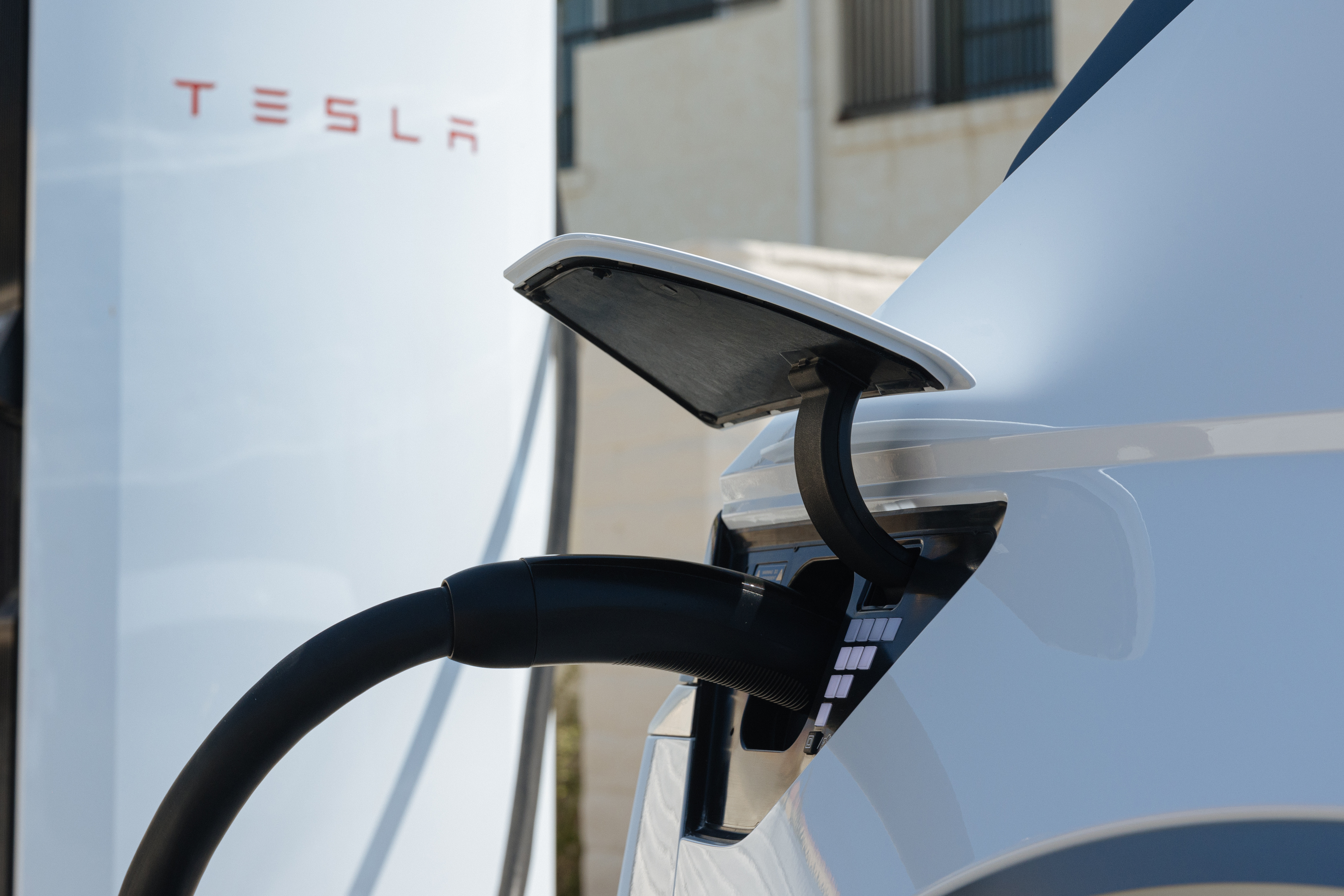 The 2025 Hyundai Ioniq 5 with its Tesla-style charging port