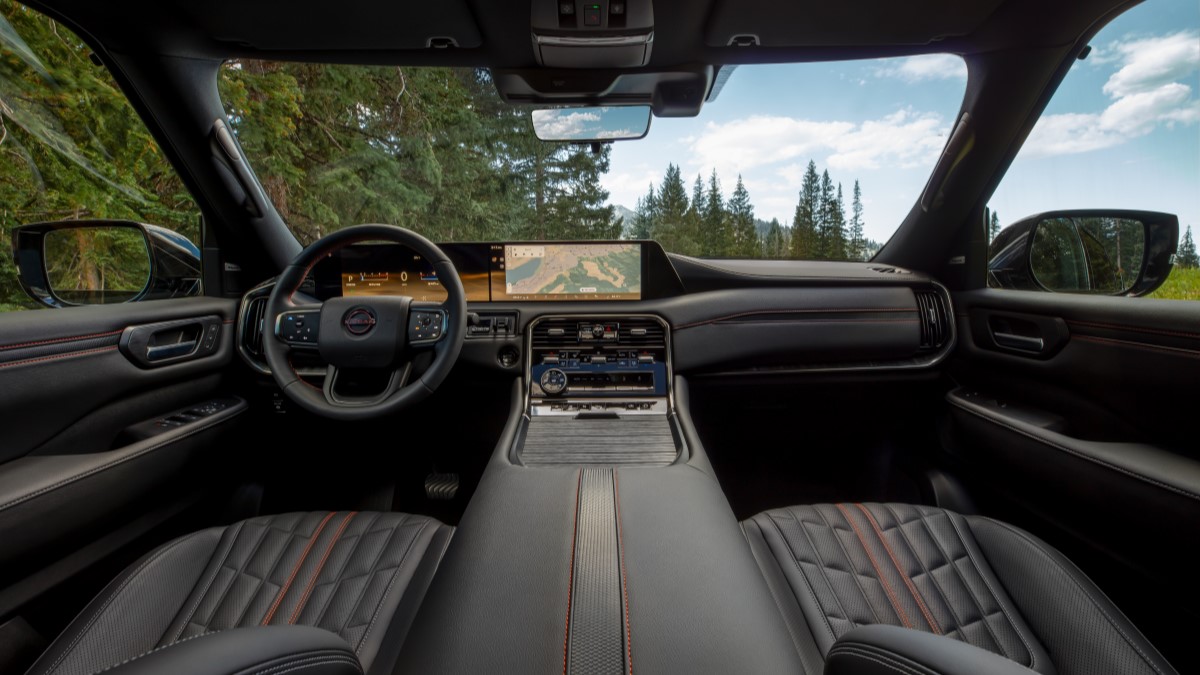 The interior of the 2025 Nissan Armada