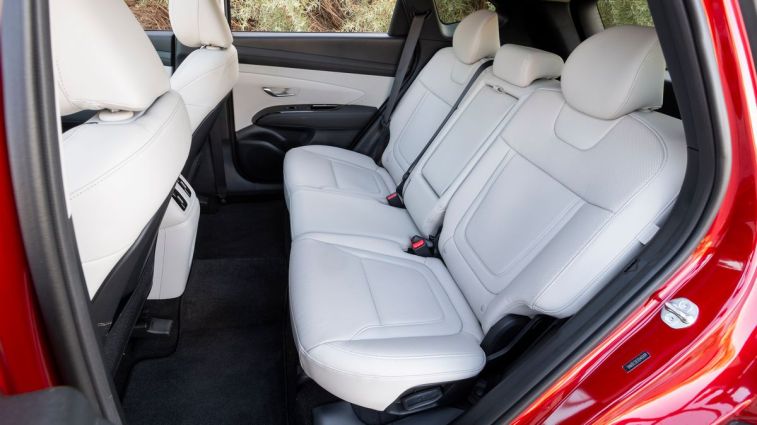 2025 Hyundai Tucson Limited rear seats.
