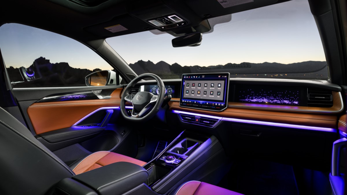 The interior of the 2025 Volkswagen Tiguan