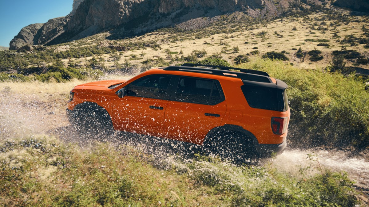 The 2026 Honda Passport seen in profile
