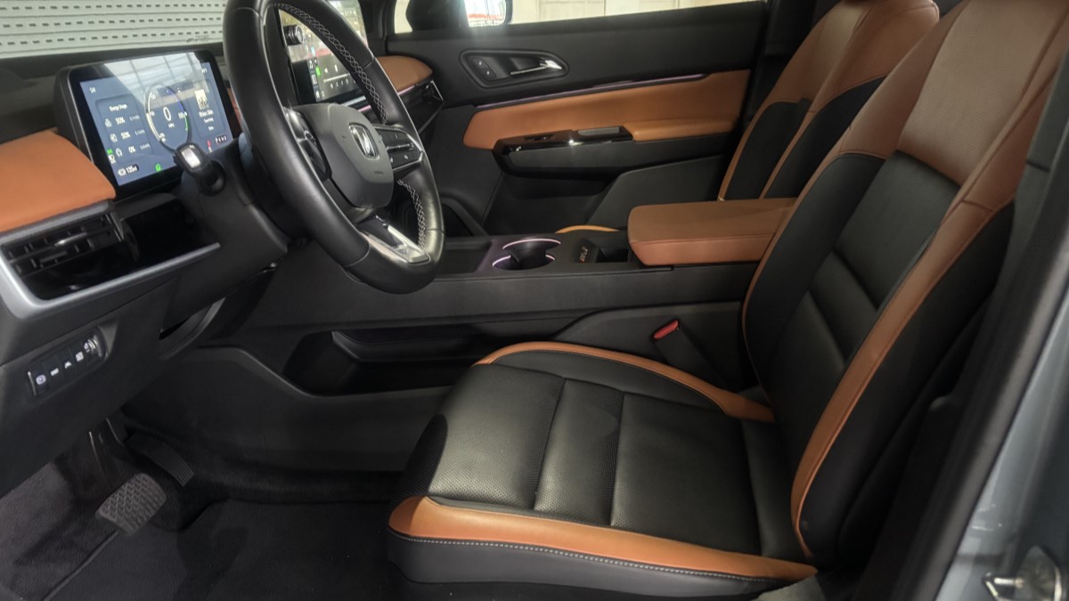 The front seats of the 2024 Honda Prologue