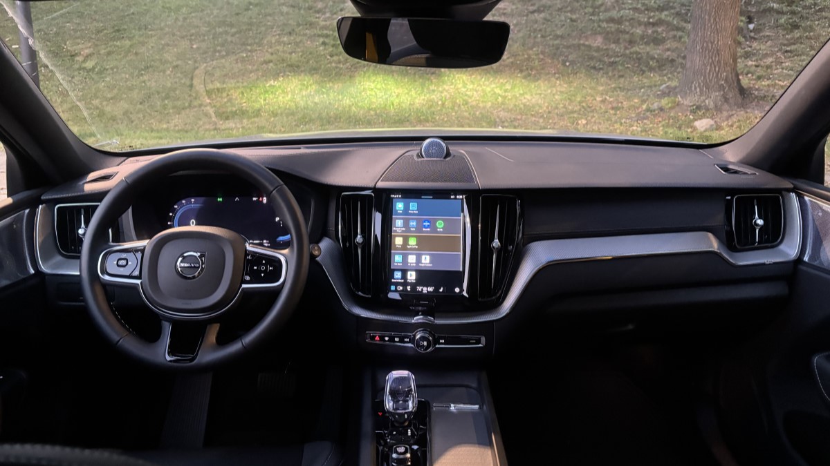 The interior of the 2025 Volvo XC60 Polestar Engineered
