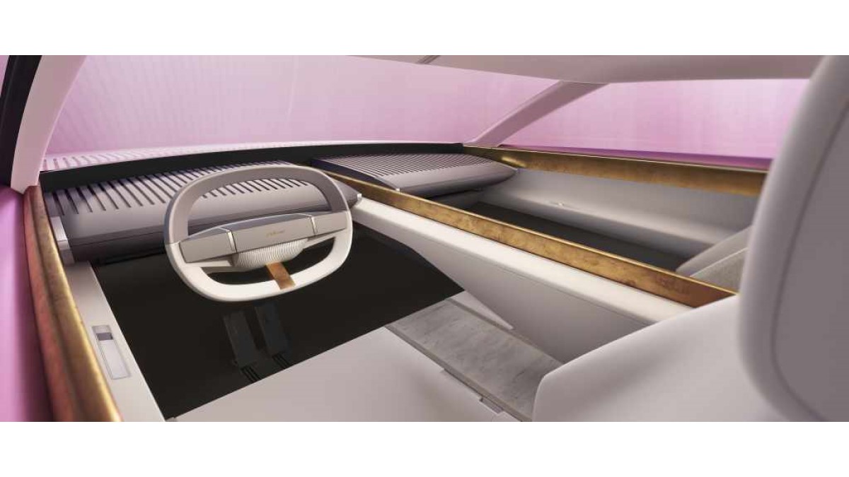 The interior of the Jaguar Type 00 Concept