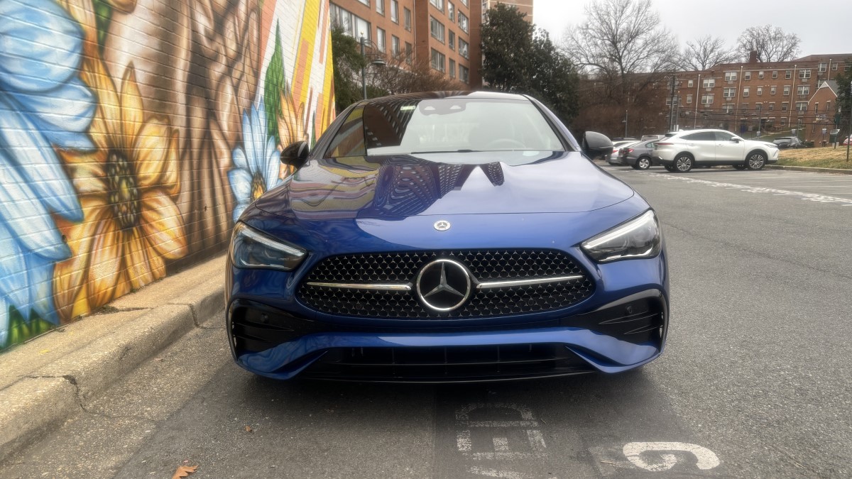 The 2025 Mercedes-Benz CLE Coupe seen from head on