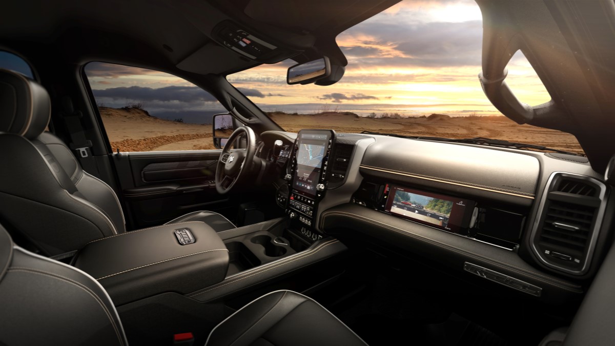 The interior of the 2025 Ram HD