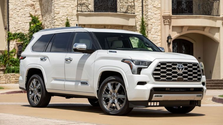 2025 Toyota Sequoia Capstone in Wind Chill Pearl