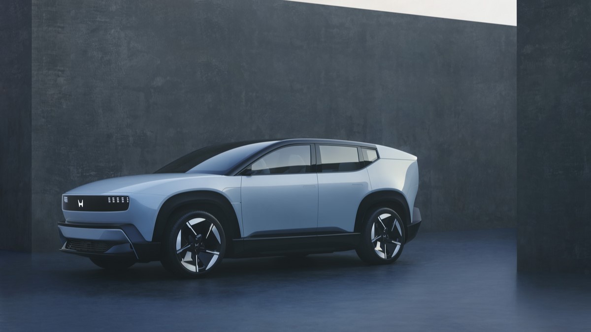 The Honda 0 SUV seen from a front quarter angle