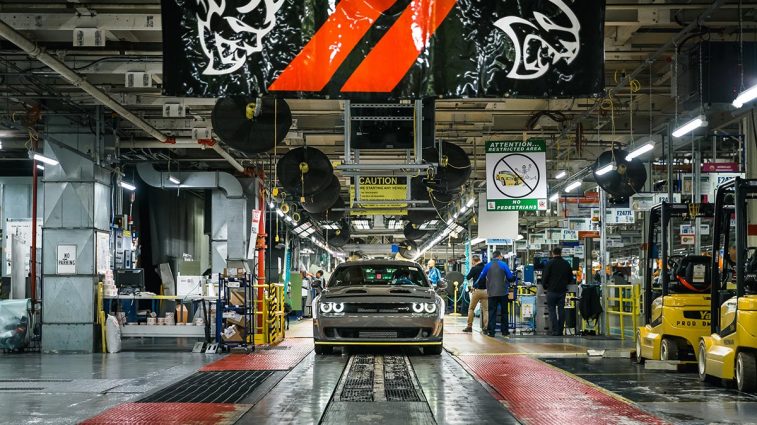 2019 Dodge Challenger SRT Hellcat Redeye at the Brampton assembly plant.