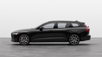 The 2024 Volvo V60 Polestar Engineered seen in profile
