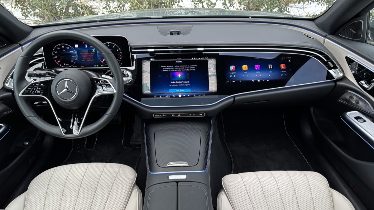 The interior of the 2025 Mercedes-Benz E-Class All-Terrain