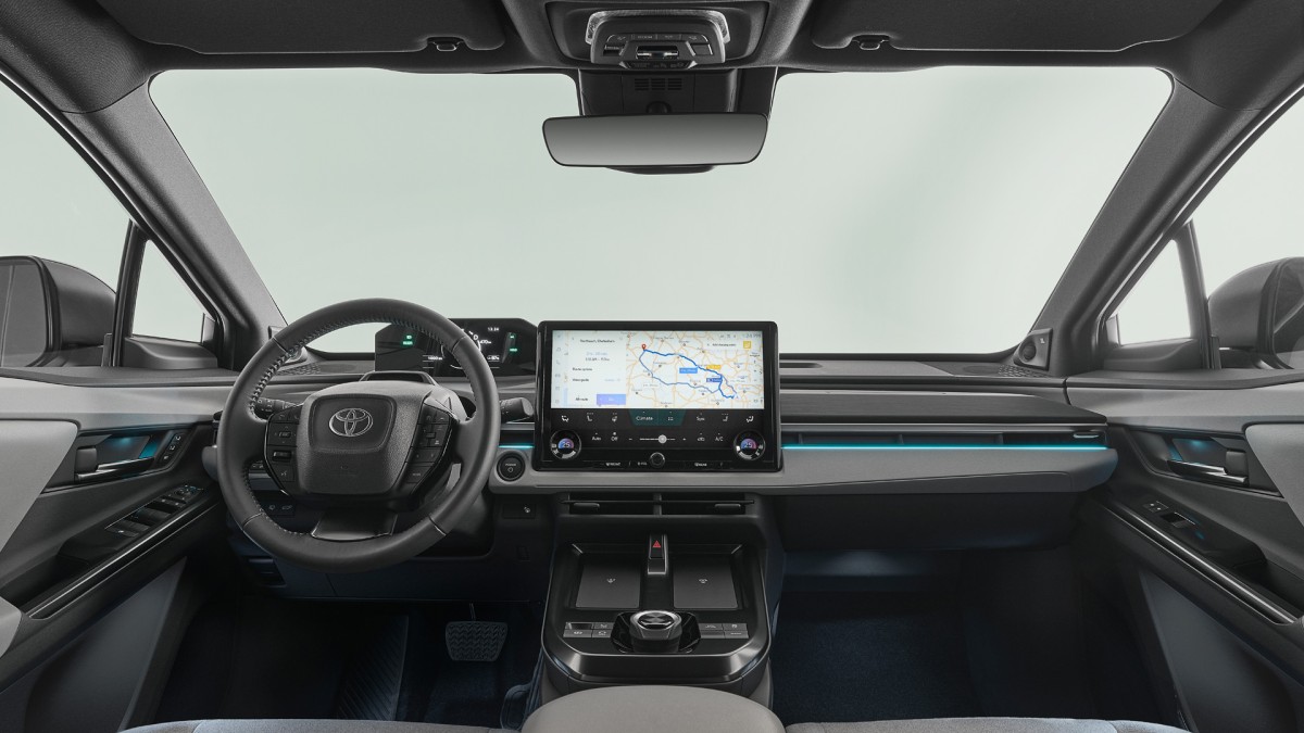 The interior of the 2026 Toyota C-HR+