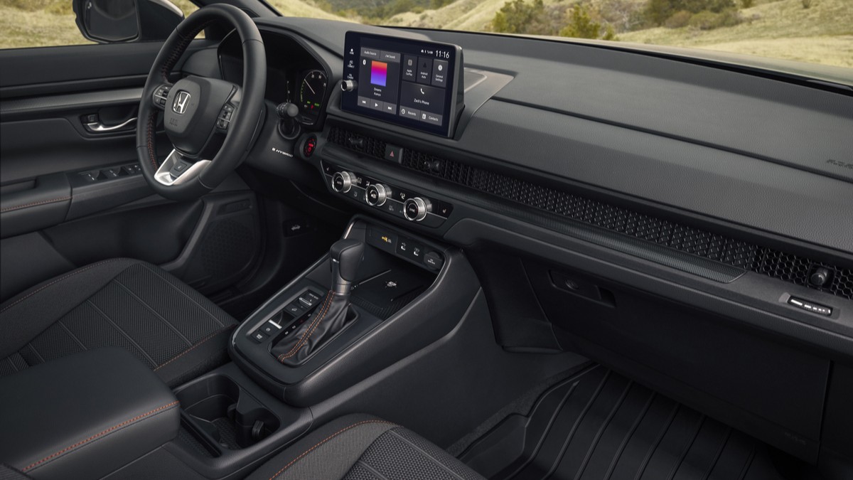 The interior of the 2026 Honda CR-V TrailSport