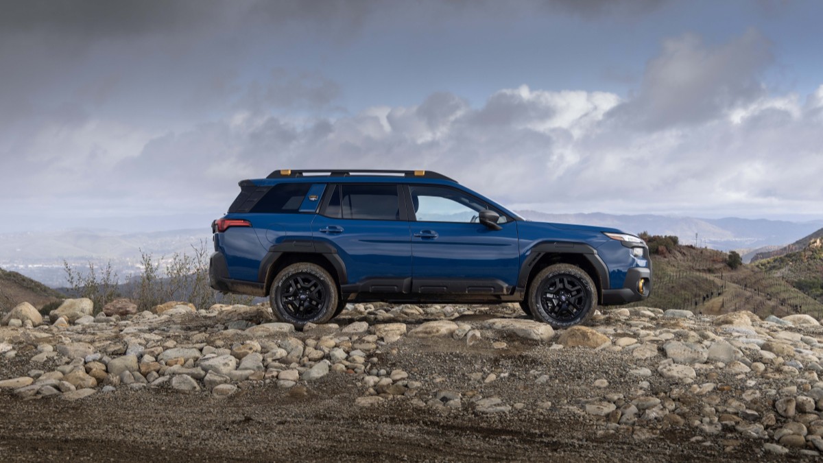 The 2026 Subaru Outback Wilderness seen in profile