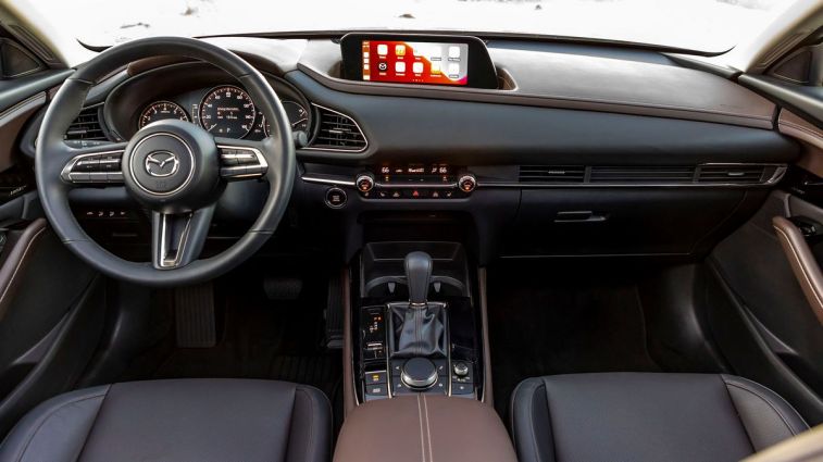 2022 Mazda CX-30 front cabin.