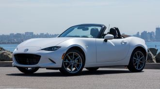 2022 Mazda MX-5 Miata, top down.