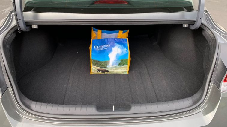 2025 Hyundai Elantra Hybrid trunk.