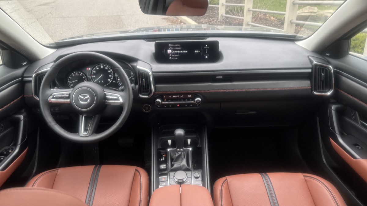 The interior of the 2025 Mazda CX-50
