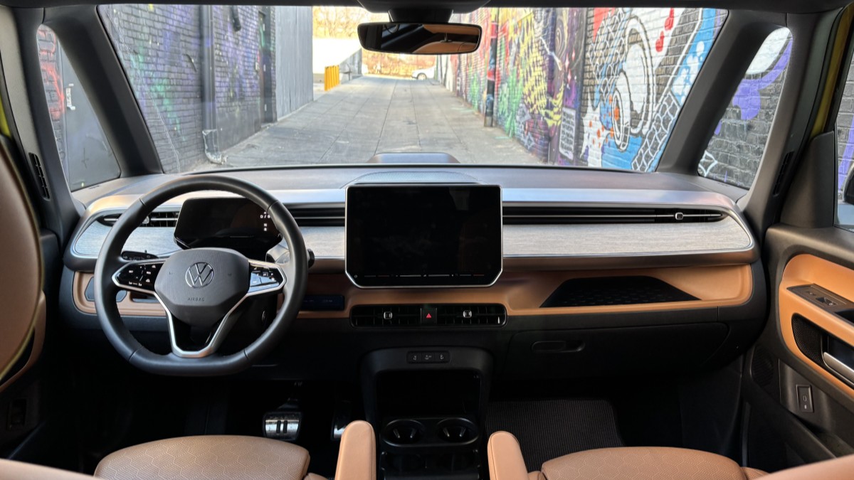 The dashboard of the 2025 Volkswagen ID. Buzz