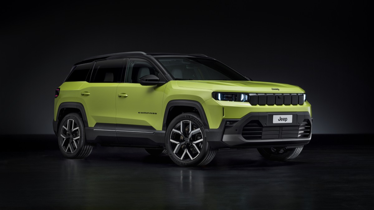 The 2026 Jeep Compass seen from a front quarter angle