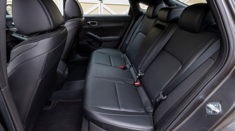 2025 Acura Integra A-Spec rear seats.