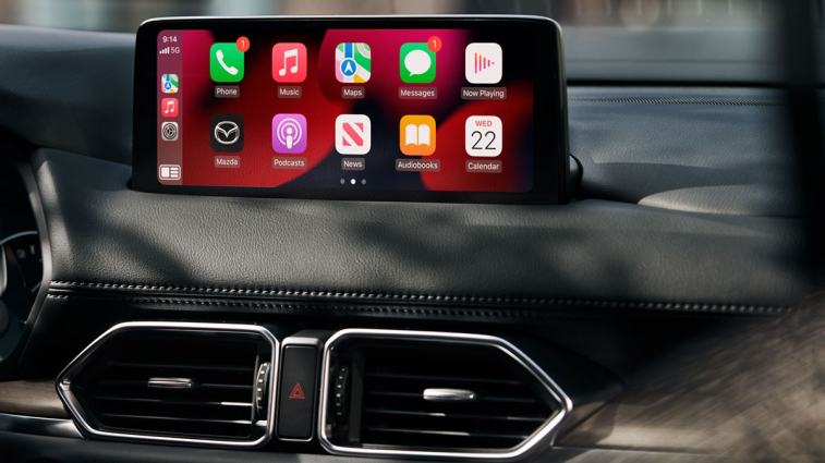 2025 Mazda CX-5 infotainment screen.