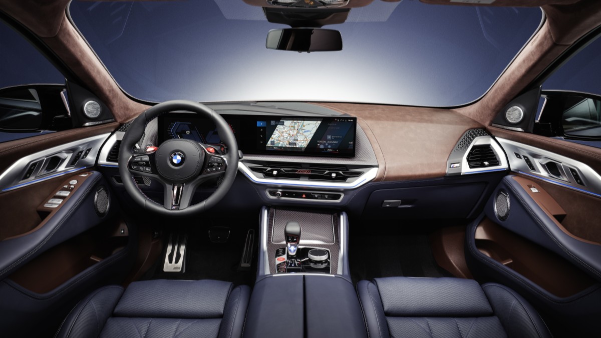 The interior of the 2026 BMW XM